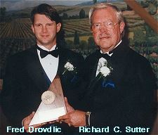 Fred Drovdlic (left) and Richard Sutter, Altoona Chamber of Commerce Annual Awards Banquet